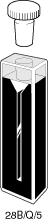 Kuvette, 28/B, Spec-Q, 5mm, 0,35ml