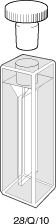 Kuvette, 28, Spec-Q, 10mm, 0,7ml