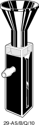 Kuvette, 29-AS/B, Spec-Q, 10mm, 1ml
