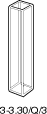 Kuvette, 3-3.30, Spec-Q, 3mm, 0,225ml