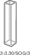 Kuvette, 3-3.30, opt. glas, 3mm, 0,225ml