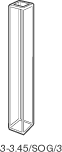 Kuvette, 3-3.45, opt. glas, 3mm, 0,315ml
