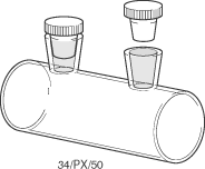 Kuvette, 34, Boro glas, 50mm, 14,1ml