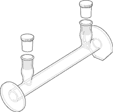 Kuvette, 39105, Boro glas, 100mm, 8,7ml