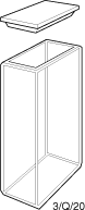 Kuvette, 3, Spec-Q, 20mm, 7ml