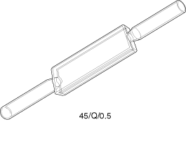 Kuvette, 45, Spec-Q, 0,5mm, 0,2ml