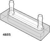 Kuvette, 48, Infr-Q, 5mm, 1,56ml