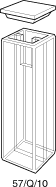 Kuvette, 57, Spec-Q, 10mm, 2x1,0ml