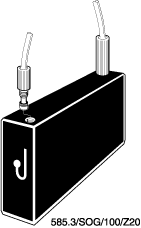 Kuvette, 585.3, opt. glas, 100mm, 0,7ml, Z 20mm