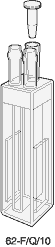 Kuvette, 62-F, Spec-Q, 10mm, 1,66ml