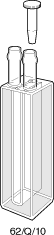 Kuvette, 62, Spec-Q, 10mm, 1,52ml