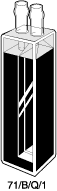 Kuvette, 71/B, Spec-Q, 1mm, 0,3ml