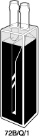 Kuvette, 72/B, Spec-Q, 1mm, 0,18ml