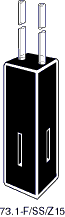 Kuvette, 73.1-F/SS, Spec-Q, 1mm, 0,011ml, Z 15mm