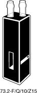 Kuvette, 73.2-F, Spec-Q, 10mm, 0,012ml, Z 15mm