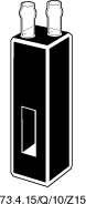 Kuvette, 73.4-F, Spec-Q, 10mm, 0,04ml, Z 15mm