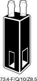 Kuvette, 73.4-F, Spec-Q, 10mm, 0,04ml, Z 8,5mm