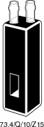 Kuvette, 73.4, Spec-Q, 10mm, 0,45ml, Z 15mm