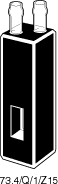 Kuvette, 73.4, Spec-Q, 1mm, 0,045ml, Z 15mm