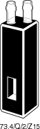 Kuvette, 73.4, Spec-Q, 2mm, 0,09ml, Z 15mm