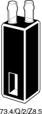 Kuvette, 73.4, Spec-Q, 2mm, 0,09ml, Z 8,5mm