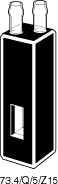 Kuvette, 73.4, Spec-Q, 5mm, 0,225ml, Z 15mm