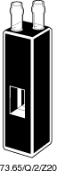 Kuvette, 73.65, Spec-Q, 2mm, 0,144ml, Z 20mm