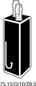 Kuvette, 75.15, Spec-Q, 10mm, 0,12ml, Z 8,5mm
