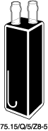 Kuvette, 75.15, Spec-Q, 5mm, 0,095ml, Z 8,5mm