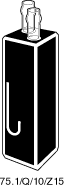 Kuvette, 75.1, Spec-Q, 10mm, 0,039ml, Z 15mm