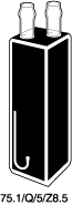 Kuvette, 75.1, Spec-Q, 5mm, 0,036ml, Z 8,5mm