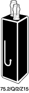 Kuvette, 75.2, Spec-Q, 2mm, 0,007ml, Z 15mm