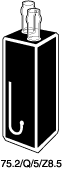 Kuvette, 75.2, Spec-Q, 5mm, 0,016ml, Z 8,5mm