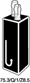 Kuvette, 75.3, Spec-Q, 1mm, 0,007ml, Z 8,5mm
