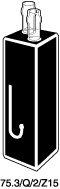 Kuvette, 75.3, Spec-Q, 2mm, 0,014ml, Z 15mm