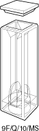 Kuvette, 9-F/MS, Spec-Q, 10mm, 1,8ml
