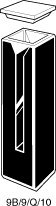 Kuvette, 9/B/9, Spec-Q, 10mm, 1,16ml