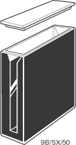 Kuvette, 9/B, Supr-Q, 50mm, 7ml