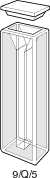 Kuvette, 9, Spec-Q, 5mm, 0,7ml