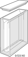 Kuvette, 9, Supr-Q, 40mm, 5,6ml