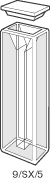 Kuvette, 9, Supr-Q, 5mm, 0,7ml
