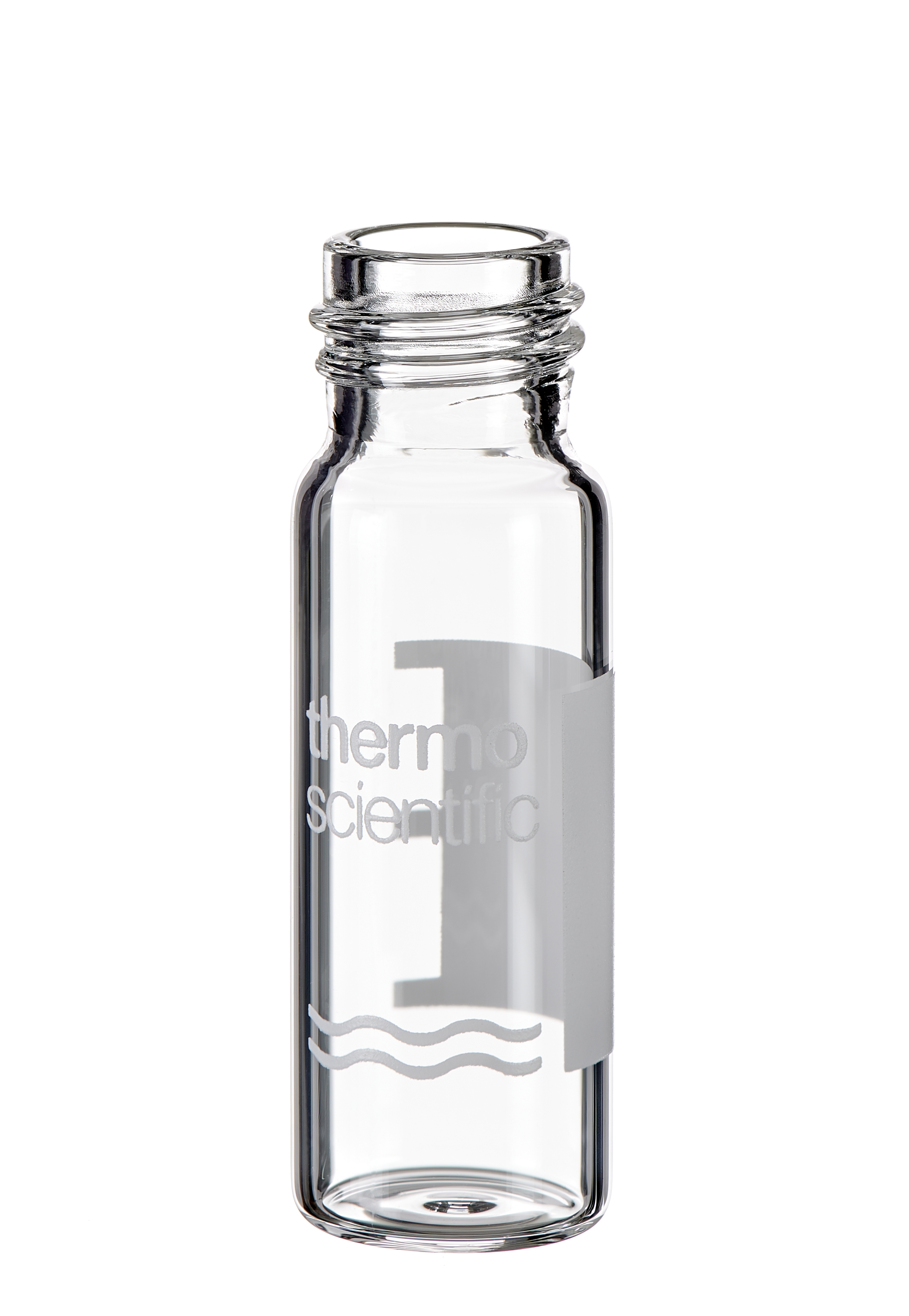 Vial 4ml klar skrue 13mm lbl, 100stk