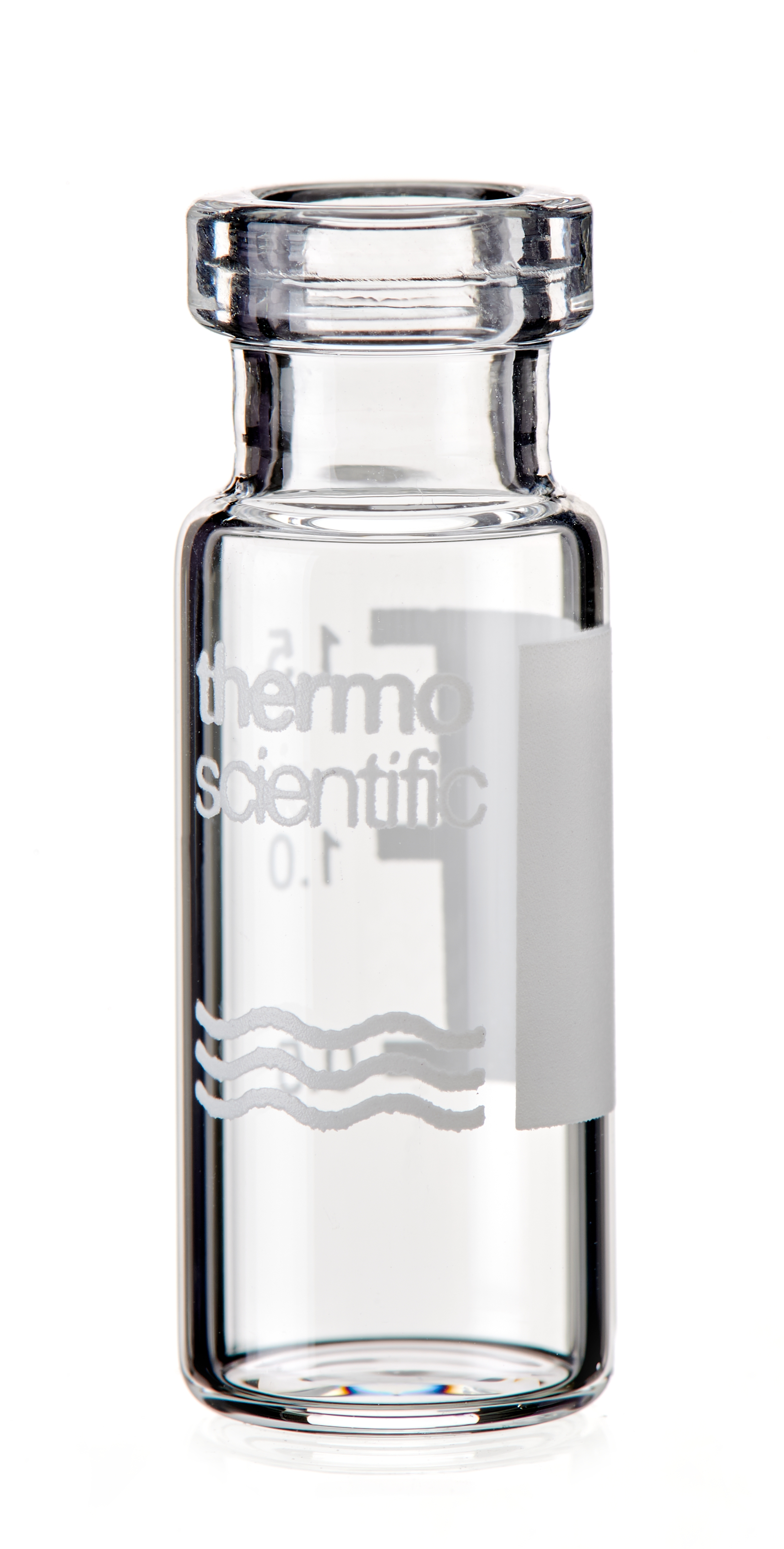 Vial 2ml crimp GOLD 11mm vid hals, lbl, 100stk