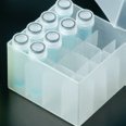 Box PP 1.5-2.0 ml tubes. (4x4) with lid. 67 x 67 x 45 mm. Natural. Autoclavable