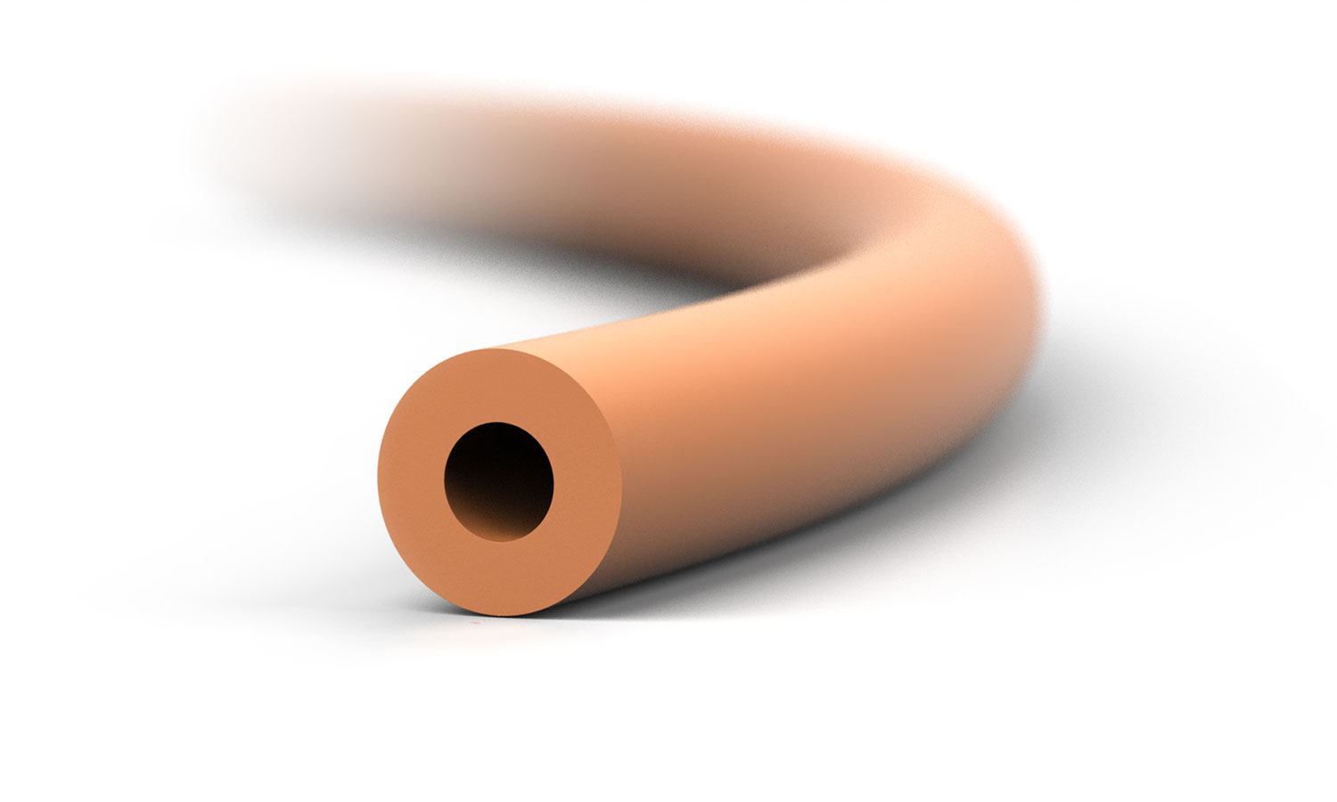 Slange PEEK 1/16"x0,5mm, orange, 1,5m