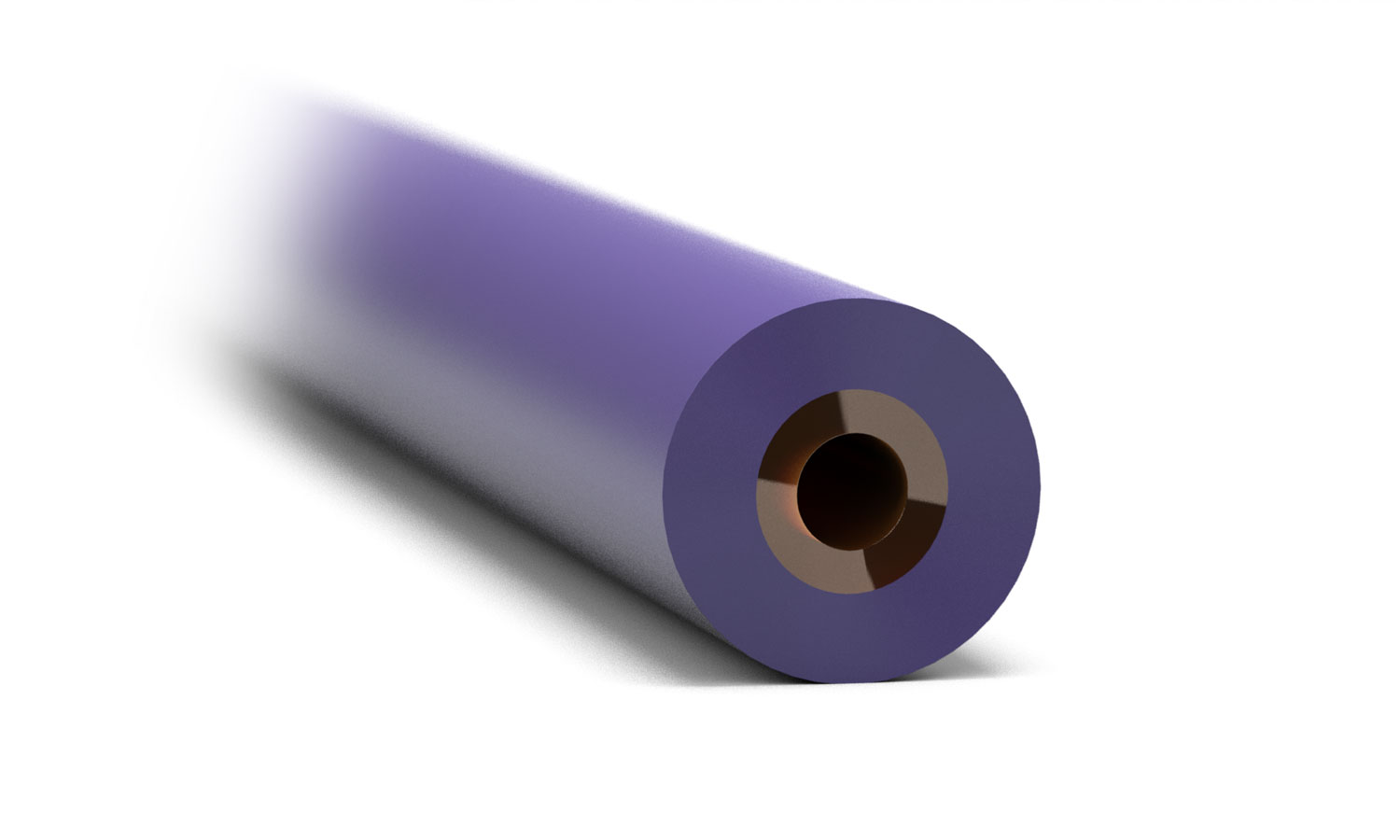 PEEKsilÙ Tubing 1/32" x 100µm Purple 50cm, 2pcs