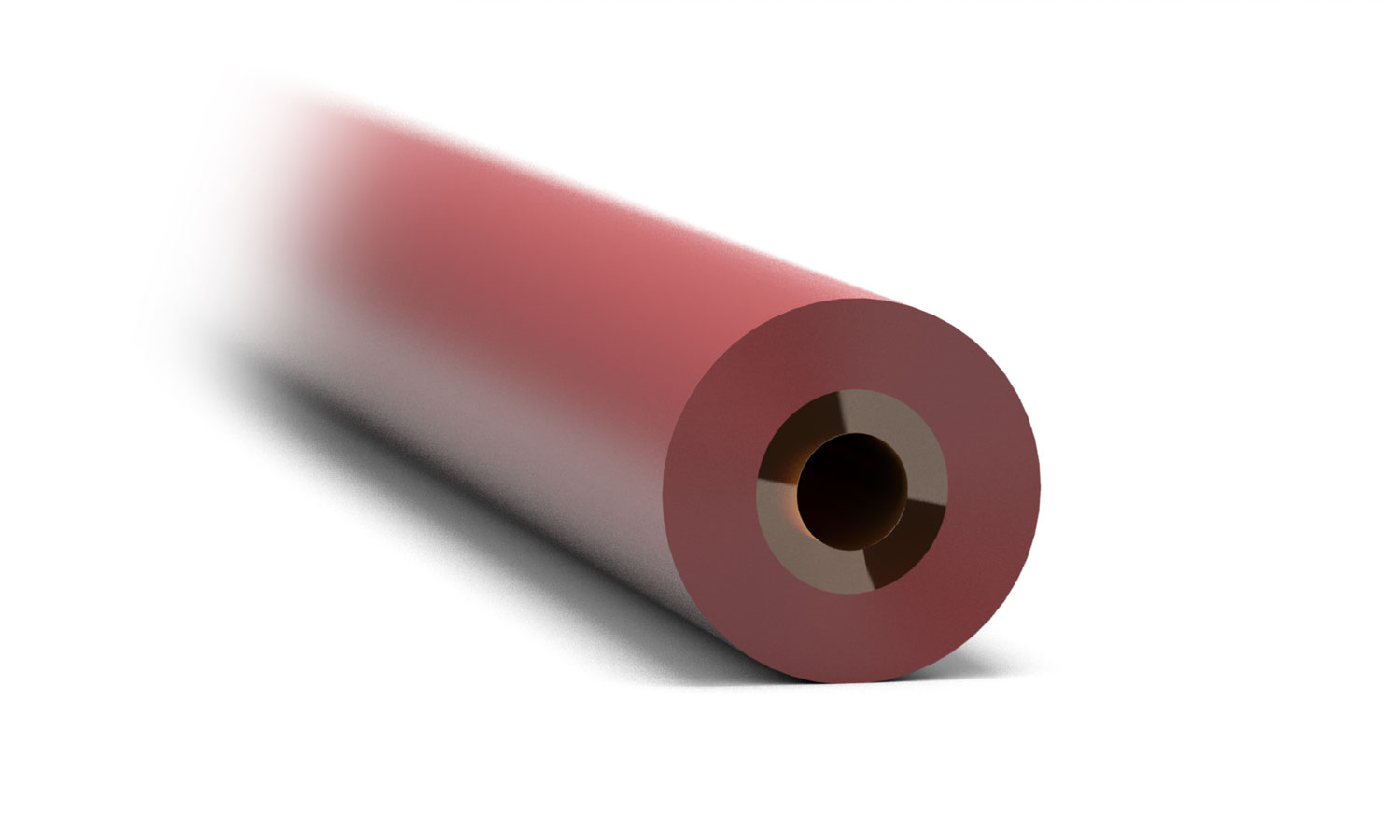 PEEKsilÙ Tubing 1/16" x 100µm Red 50cm, 2pcs