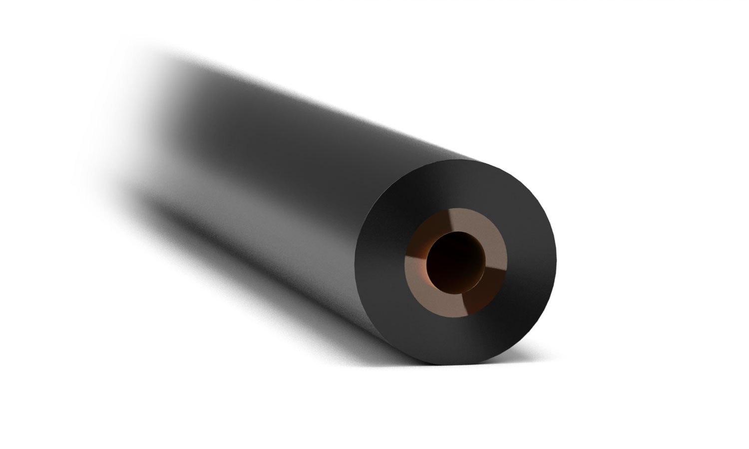 PEEKsilÙ Tubing 1/16" x 75µm Black 20cm - 5 Pack