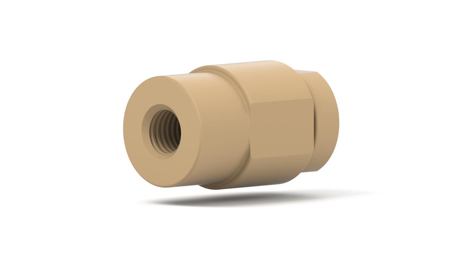 Checkventil, inlet/outlet, 1/4-28F-1/4-28F, 1 psi