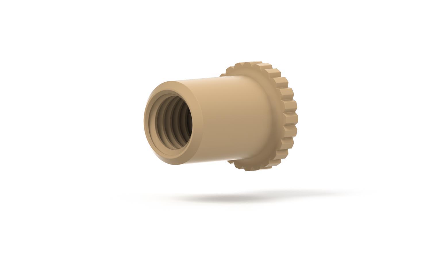 NanoPort hovedløs, PEEK, 1/16", 10-32 konisk